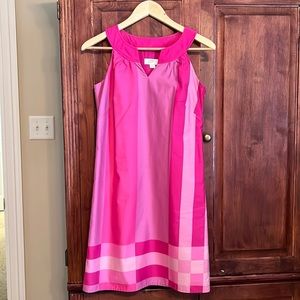 Loft Pink Silk sheath dress Sz 0